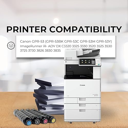 Miniatura 2 de Toner Pros Tóner remanufacturado (GPR53) para Canon GPR-53 (GPR-53BK GPR-53C GPR-53M GPR-53Y) ImageRunner iR- ADV DX C3320 3325 3330 3520 3525 3530