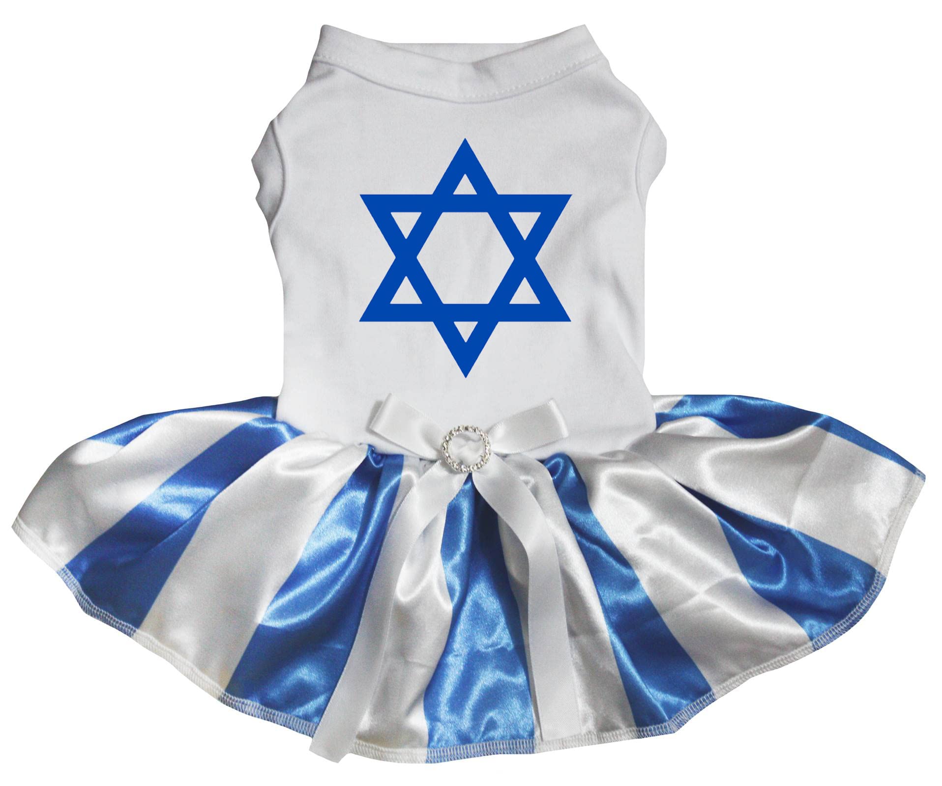 Robe pour chien Blanc rayures XXXL Hexagram Star pour grand chien
