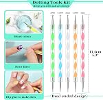 B7000 Collez-le avec un embout de précision, B-7000 Bijoux perles Colle adhésive moyenne viscosité avec Art Dotting Stylus Pens Kit d'applicateur de Strass pour vêtements Tissu de ongles artisanat DIY (3 PCS, 25 ML/ 0.9 oz)