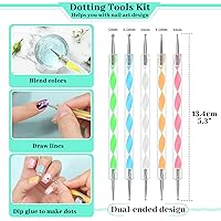 Vista 5 de B7000 Pegamento Transparente con Punta de Precisión, B-7000 Pegamento Adhesivo para Cuentas de Joyería de Viscosidad Media con Lápices Punteadores