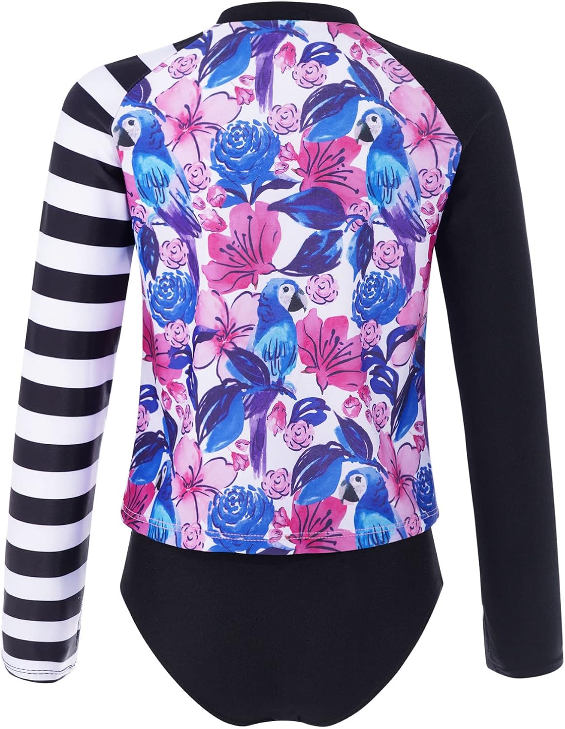 iiniim Kids Girls Long Sleeve Tankini Swimsuit Bikini Set Rash Guard UV Protective Swimwear Sunsuit