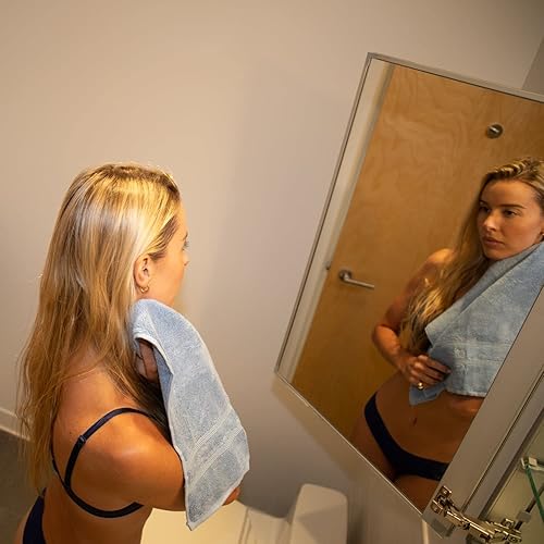 Miniatura 2 de Juego de 12 toallas turcas de lujo de 13 x 13 pulgadas, 24.69 ozm, viscosa de bambú y algodón peinado turco del Egeo