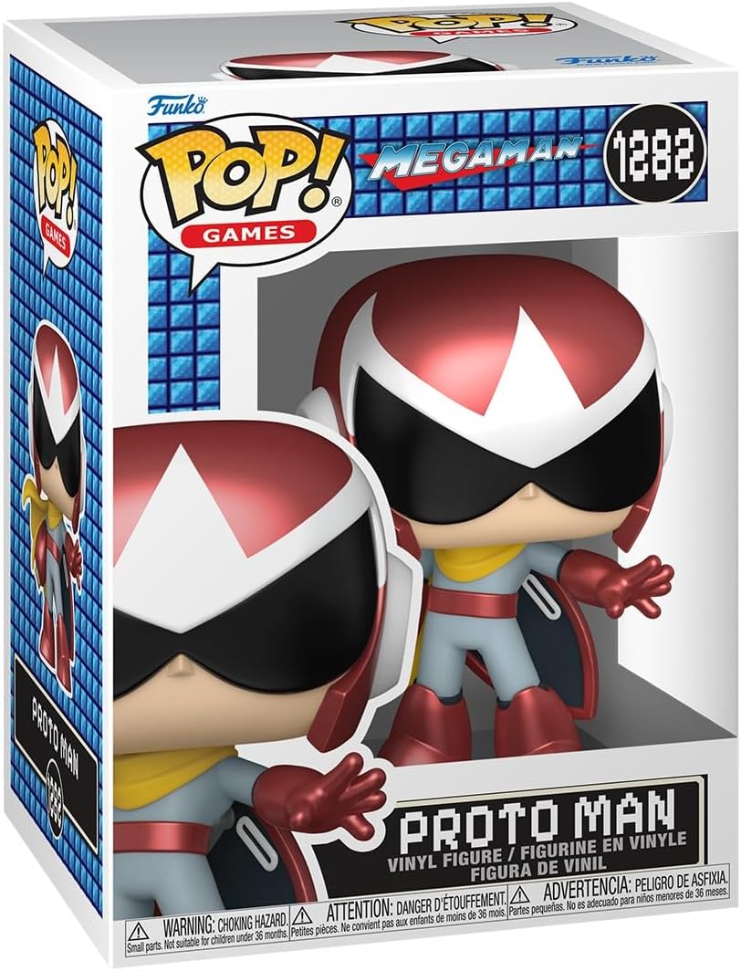 Funko Pop! Games: Mega Man - Proto Man - Collectable Vinyl Figure - Gift Idea - Official Merchandise - Toys for Kids & Adults - Video Games Fans - Model Figure for Collectors