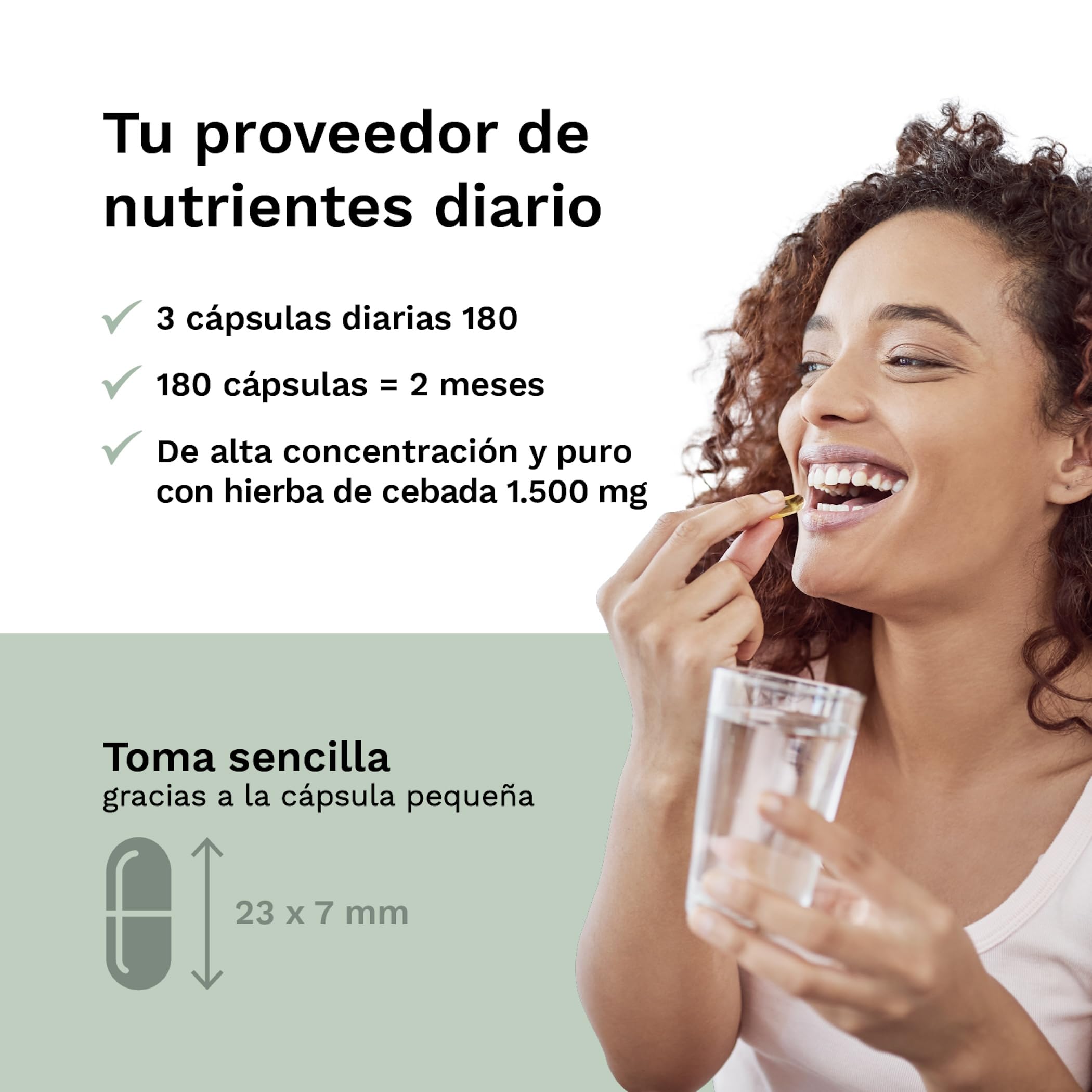 Hierba de cebada Balanced Vitality – proveedor de nutrientes variado – superalimento natural – sin aditivos – probado en laboratorio – 180 pastillas veganas para 2 meses – Made in Germany