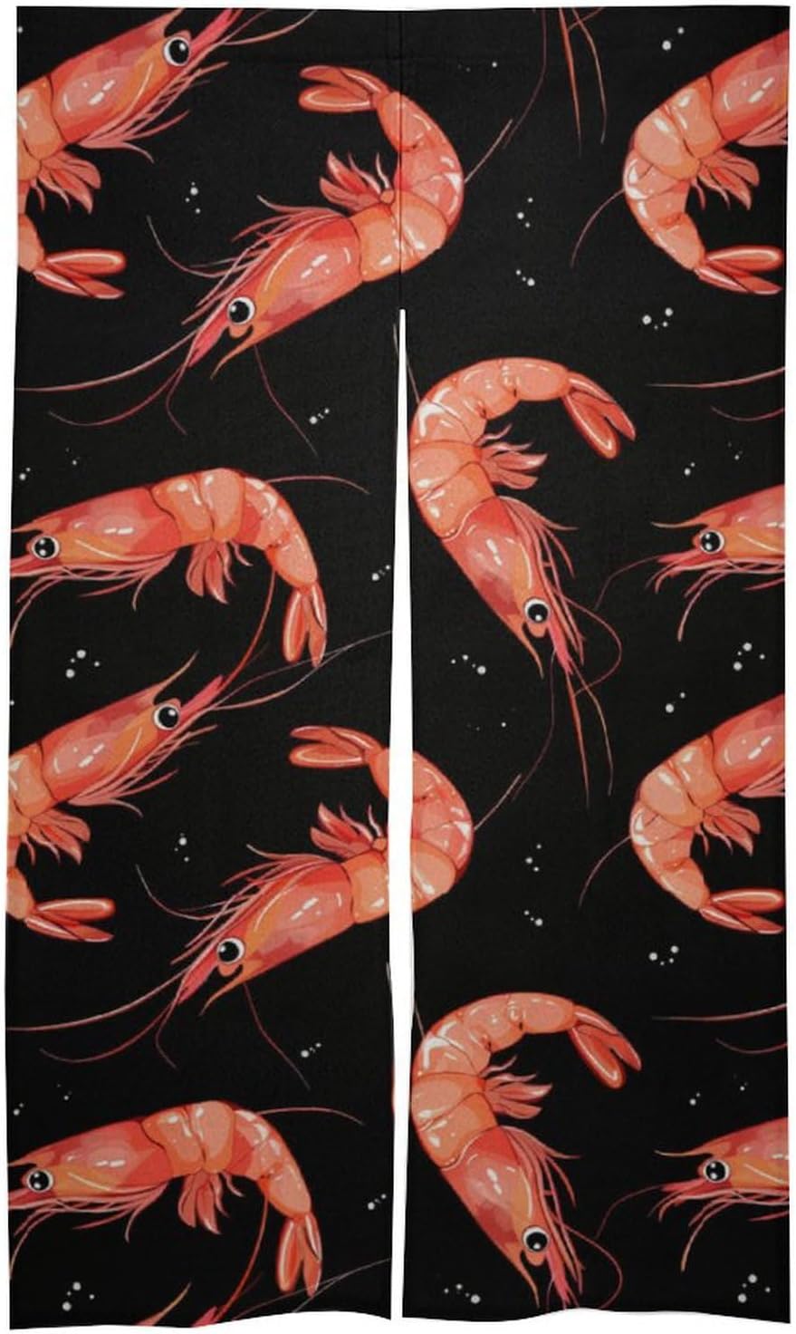 Cartoon Shrimp Door Curtain Blackout Door Cover Doorway Curtain Door Screen for Home Accessories