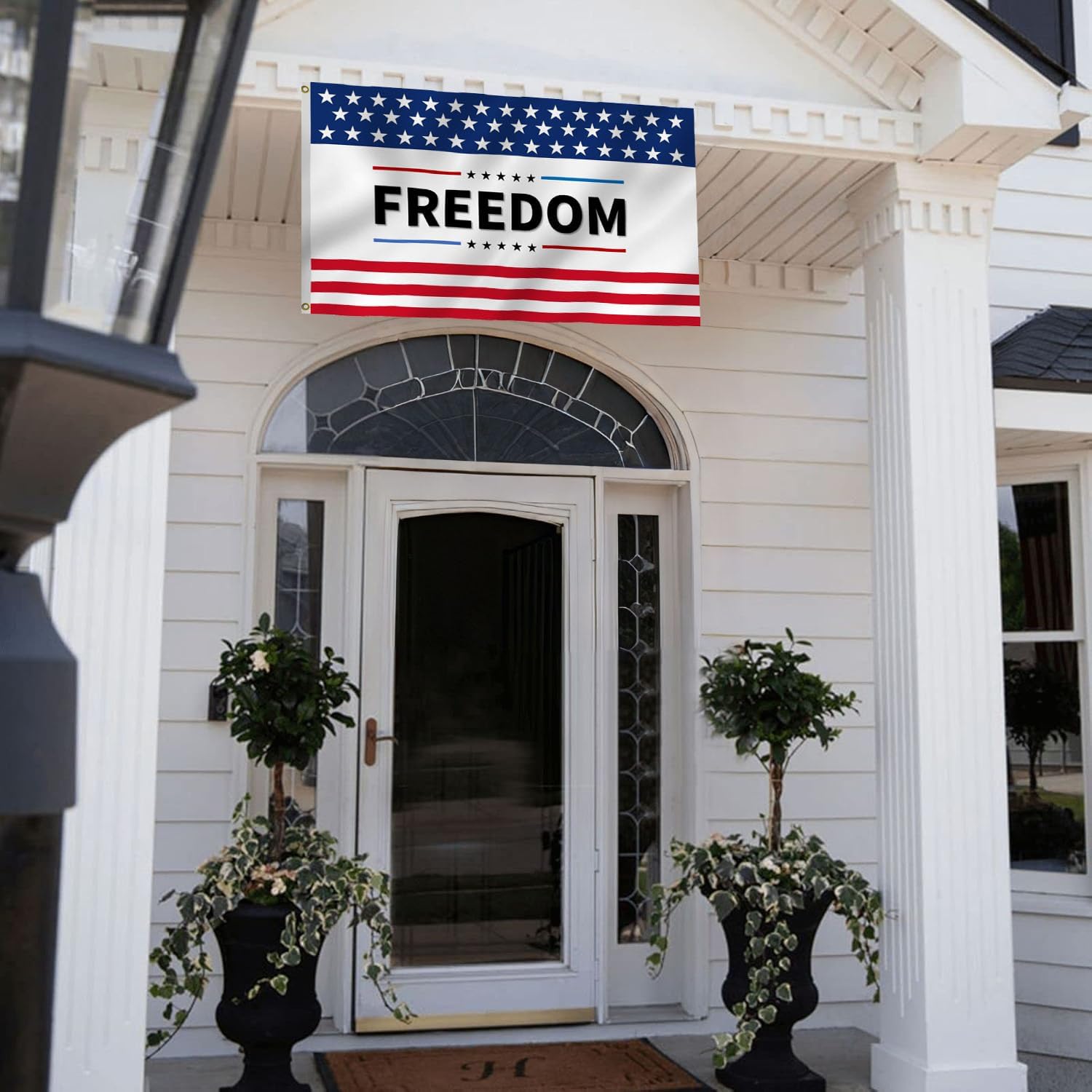 Freedom Flag 2X3FT, Freedom American Flags,Both Sides Printed, Men Women Banner, Vibrant Colors, Double Stitched with Brass Grommets, Bar Garden Street Decoration Indoor Outdoor Use, Gifts. (2x3ft)