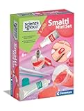 Clementoni Lab Mini Science Experiment Set, Girl Laboratory, Kit for Making Nail Polishes, Scientific Game 8 Years, in Italian, Made in Italy, Multicoloured, 19372
