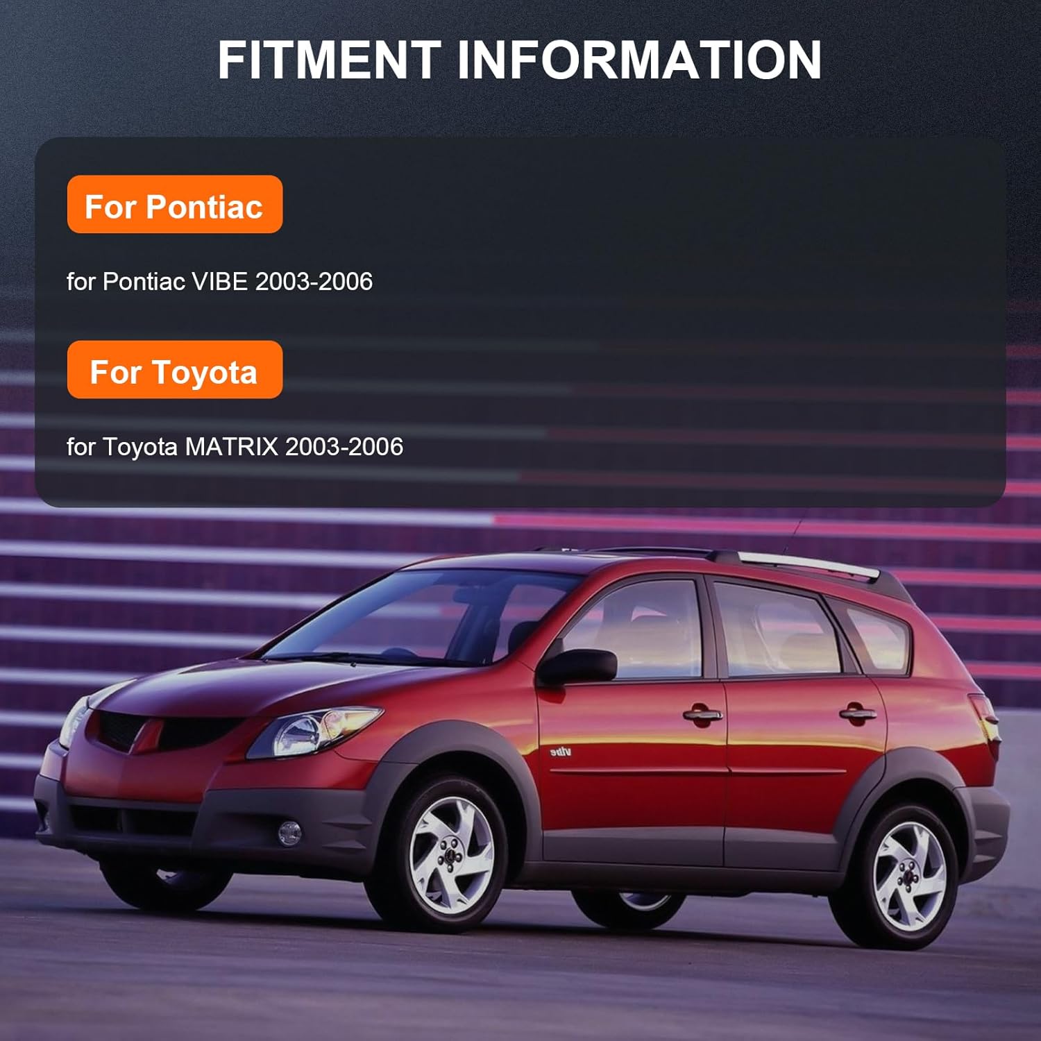 OCPTY 2pc New Premium 512512 Rear Wheel Bearing and Hub Assembly fit For 5-Lug W/o ABS 2003 2004 2005 2006 For Pontiac Vibe 2003 2004 2005 2006 For Toyota Matrix