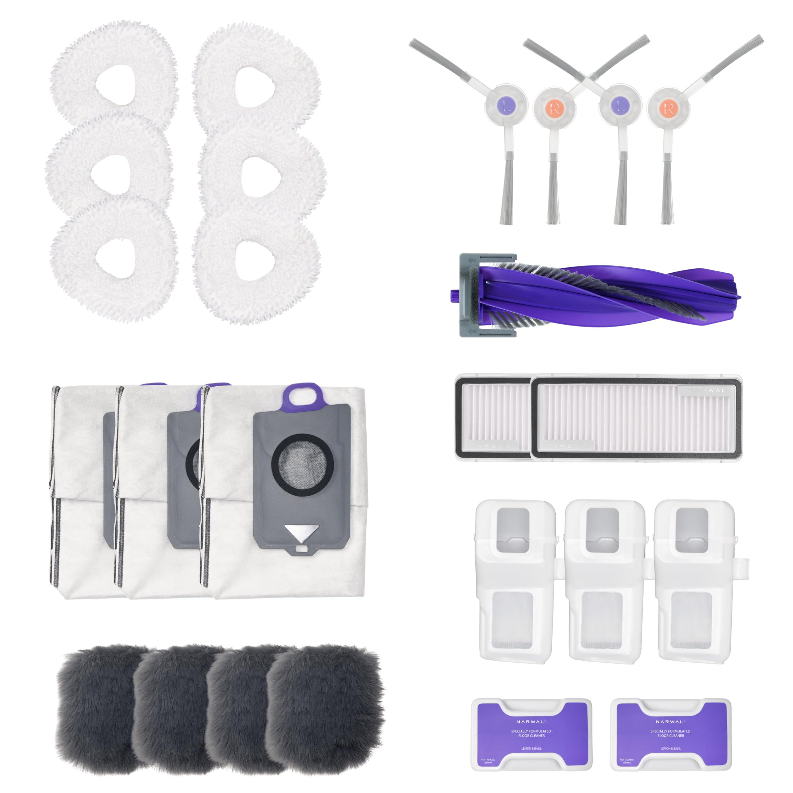 NARWAL Freo Z Ultra Robot Vacuum and Mop Accessories Pack (Model Freo Z Ultra Freo Z10 Ultra)