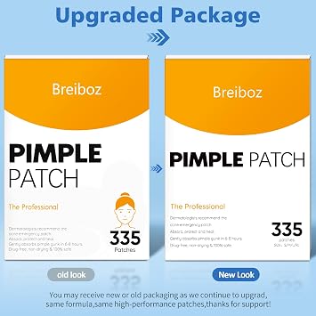 Pimple Patches for Face 335 Patches-255 Round & 80 Star Cute Coloful Acne Patches,Hydrocolloid Pimple Patch Colorful Spot Stickers w/Tea Tree, Salicylic Acid & Cica Oil| Classic & Fashion Zit Covers