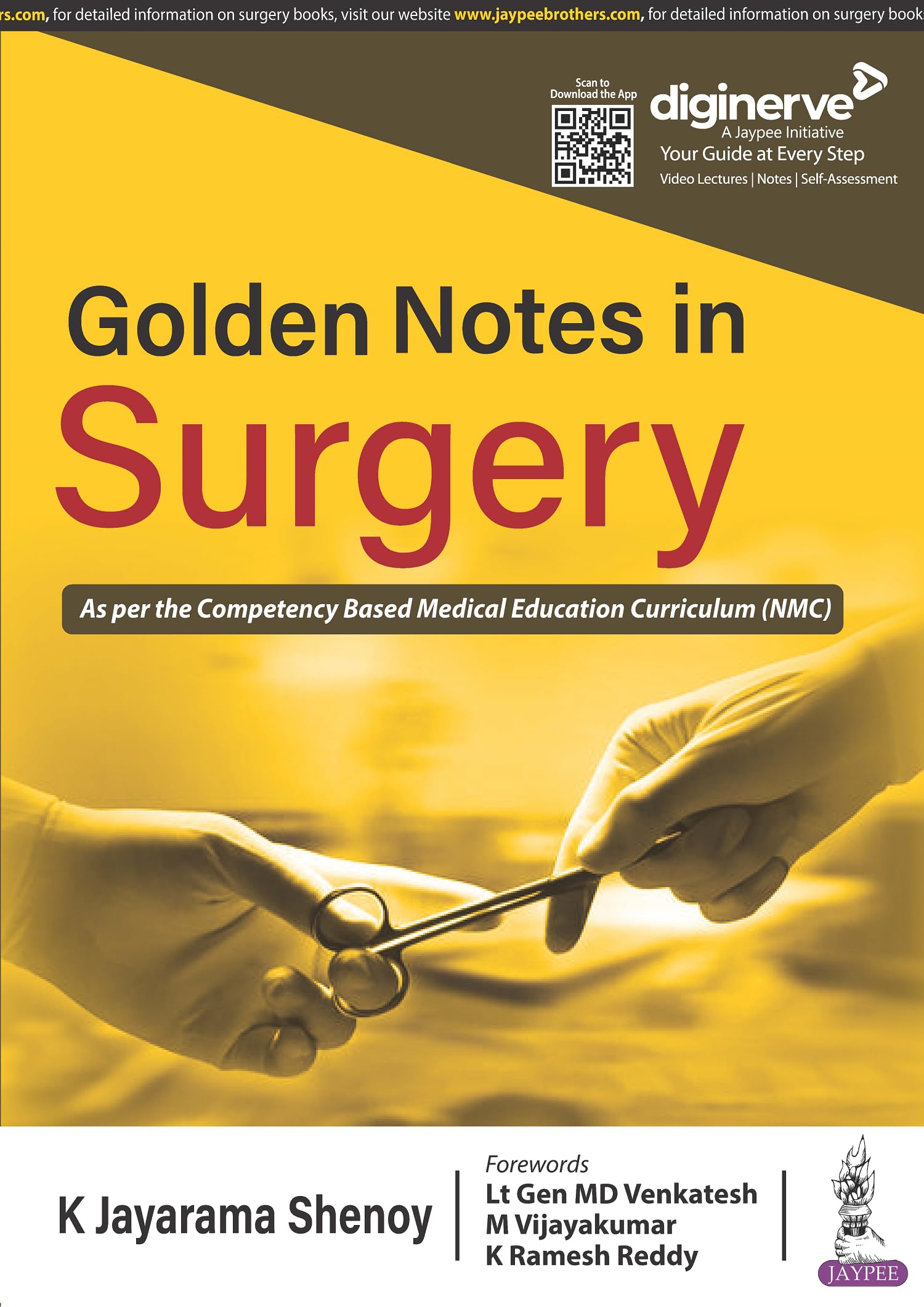 GOLDEN NOTES IN SURGERY Paperback – 4 August 2023