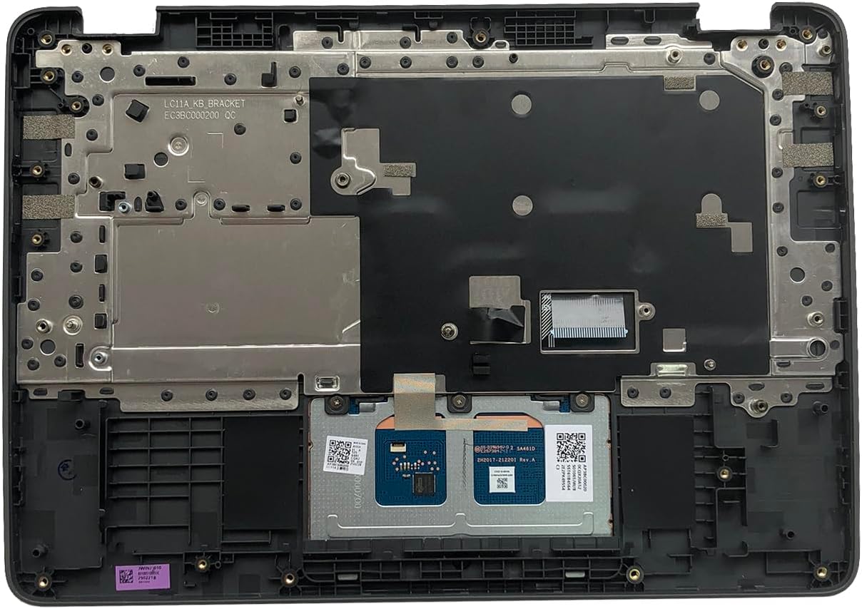 Replacement for Lenovo Chromebook 100E Gen4 Intel Laptop Palmrest Upper Case Top Cover with Layout Keyboard Touchpad Assembly 5CB1M21496