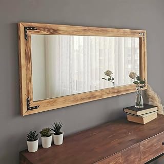 Dmora Specchio Tantalus 3x50h cm Marrone Noce Forma Rettangolare Materiale Struttura...