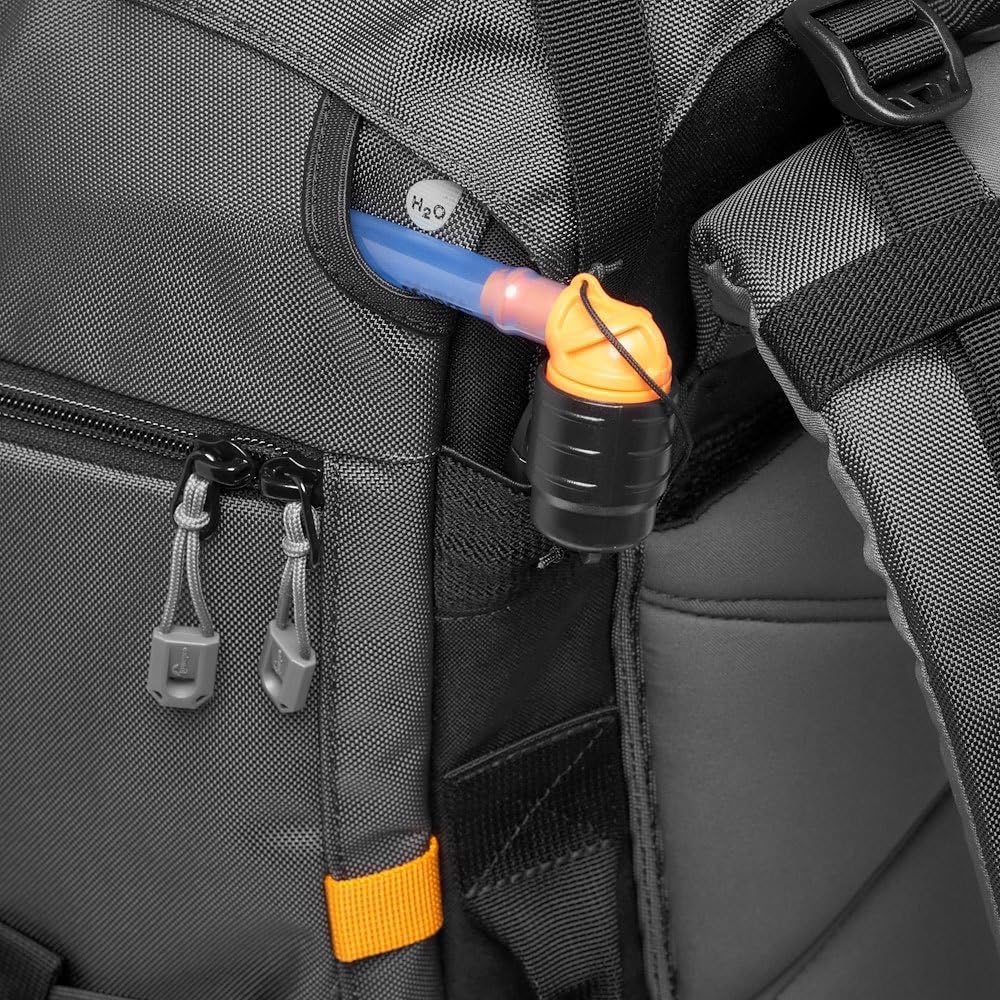 Lowepro Pro Trekker BP 550 AW II,Outdoor Camera Bag,Camera Backpack with Recycled Fabric,Fits 15”Laptop or Tablet,MaxFit Dividers,Weatherproof Cover,Mirrorless or DSLR Camera Case,Black or Dark Grey