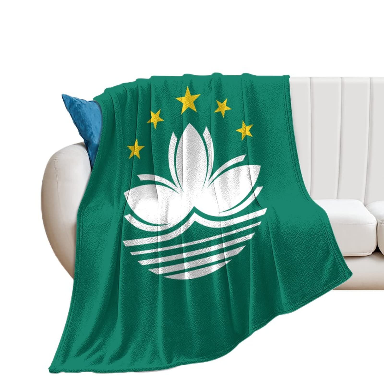 Couverture en flanelle Macau anti-froid pour grands et petits