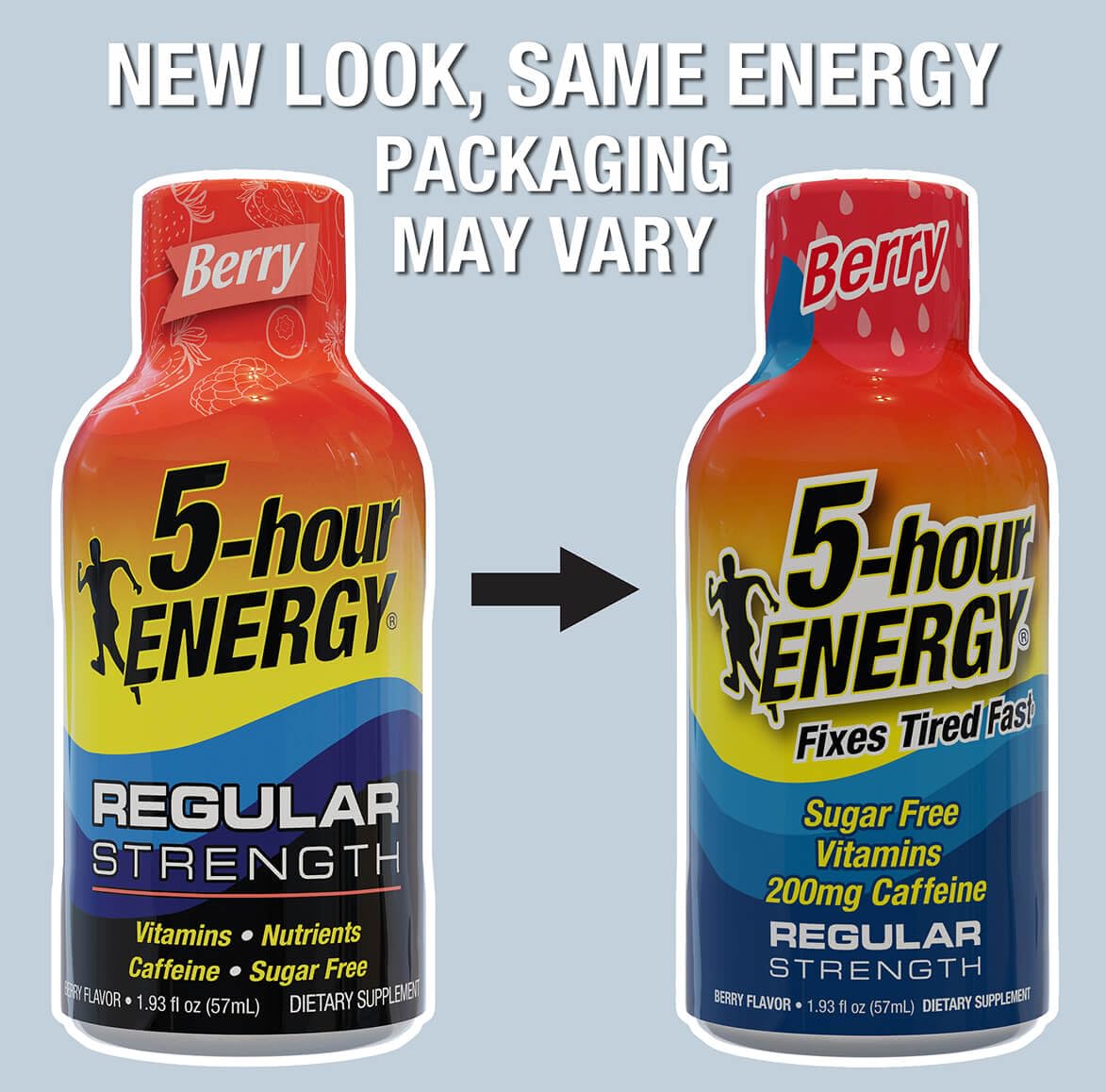 5-hour ENERGY Regular Strength Energy Shot 1.93oz, 20-Pack – Sugar Free Caffeine Energy Booster with B-Vitamins & Amino Acids – Zero Calorie (20 Bottles – Single Flavor, Berry Regular Strength) - Image 4