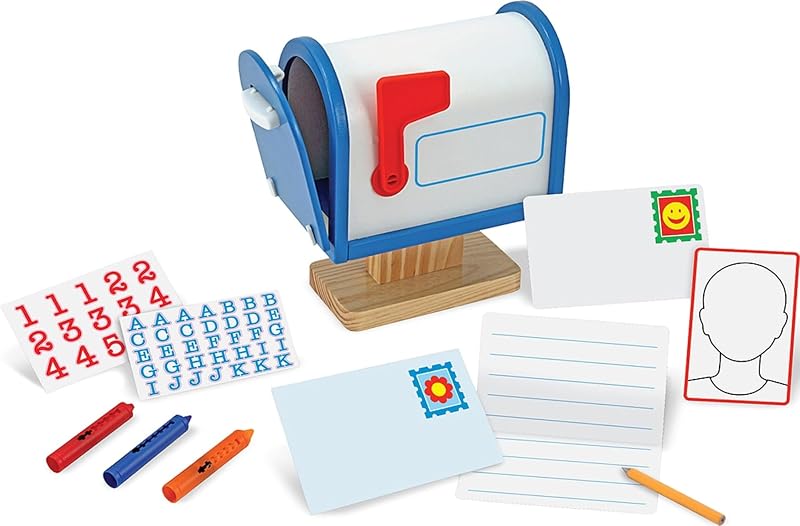 Mi propio juego de actividades y juguete educativo de buzón de madera