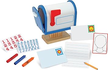 Melissa & Doug My Own Wooden Mailbox Activity Set and Educational Toy