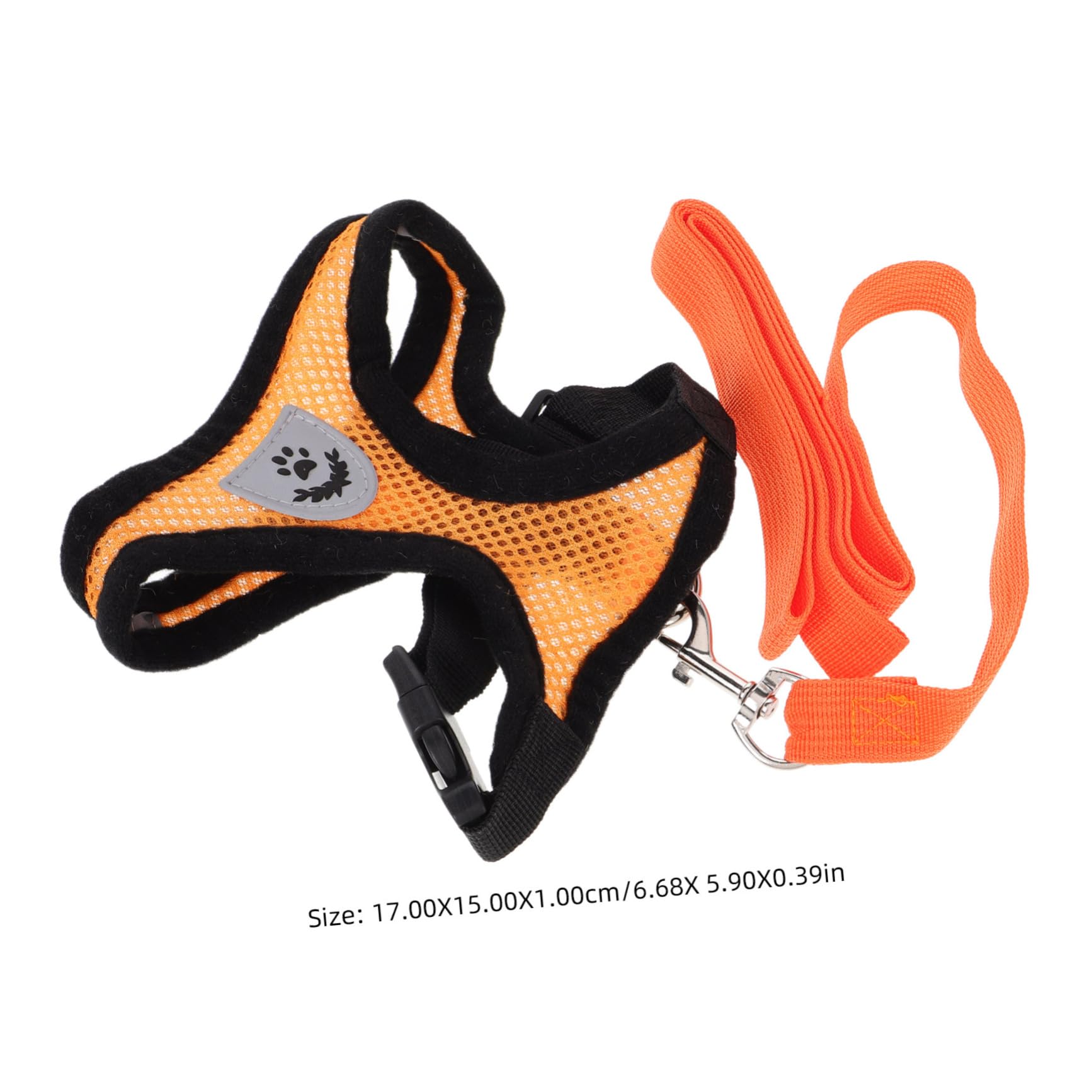 SUPVOX Mesh Cat Harness Pet Halter Harness Vest for Small Medium Cats Dogs Padded Panels