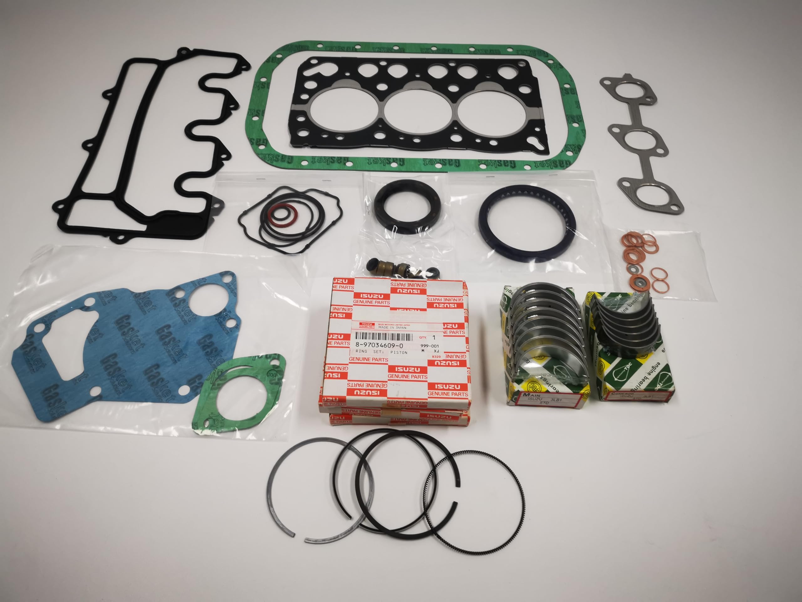 Kit de reconstruction ISUZU 3AB1 avec joint de culasse et segments