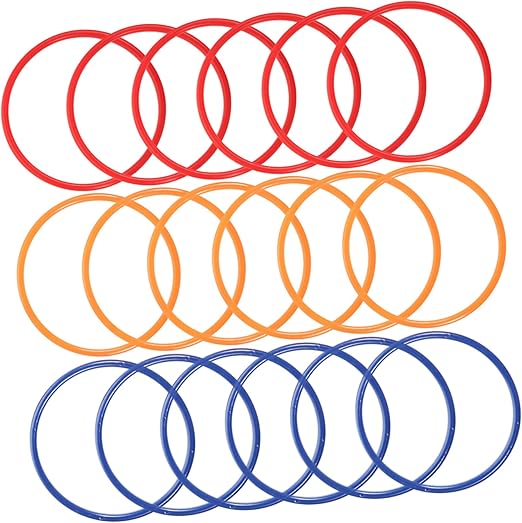 24 Pcs Ring Toy Educational Rings for Kids Colorful Toss