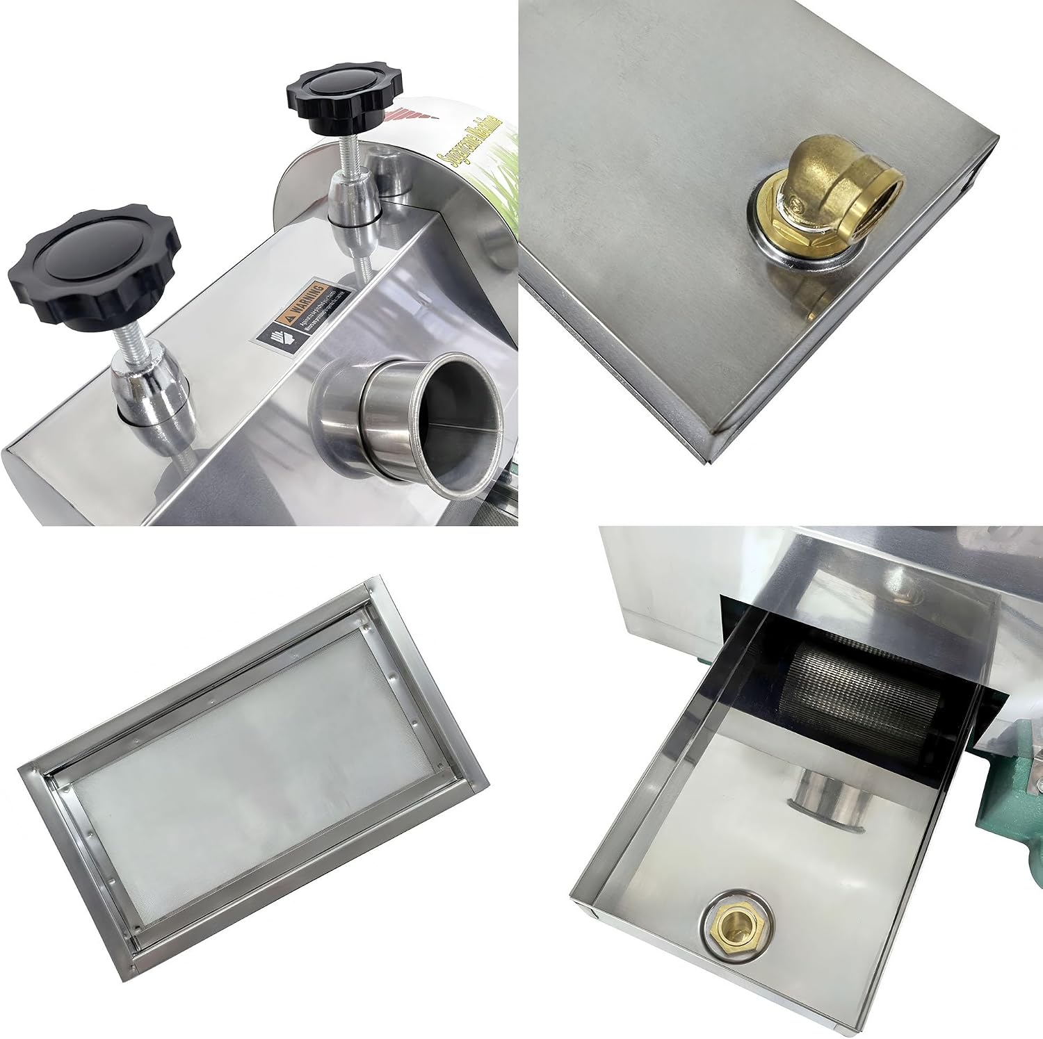 Commercial Manual Sugar Cane Juicer, 3 Rollers