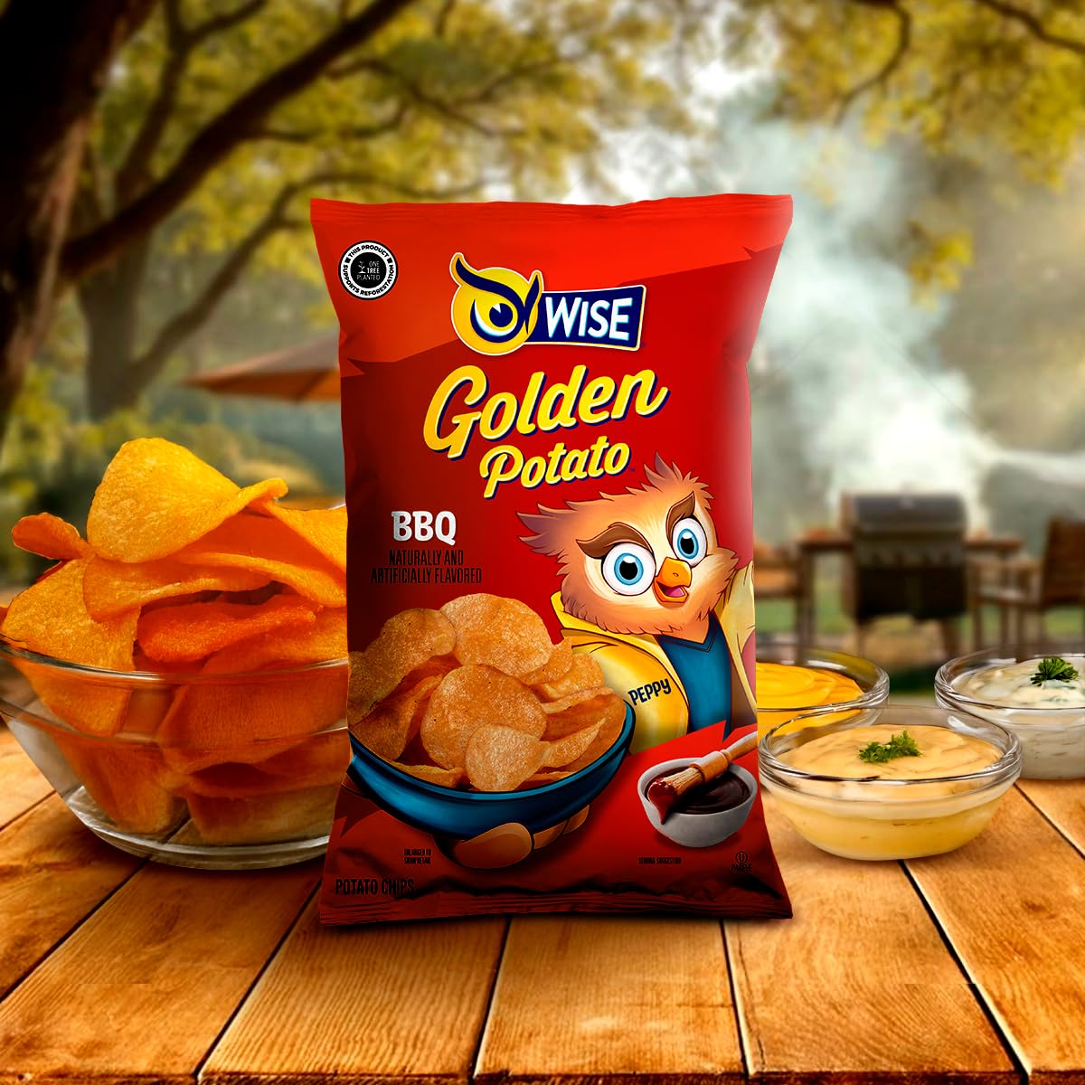 Amazon.com: Wise Snacks BBQ Potato Chips, 0.75oz (Pack of 40