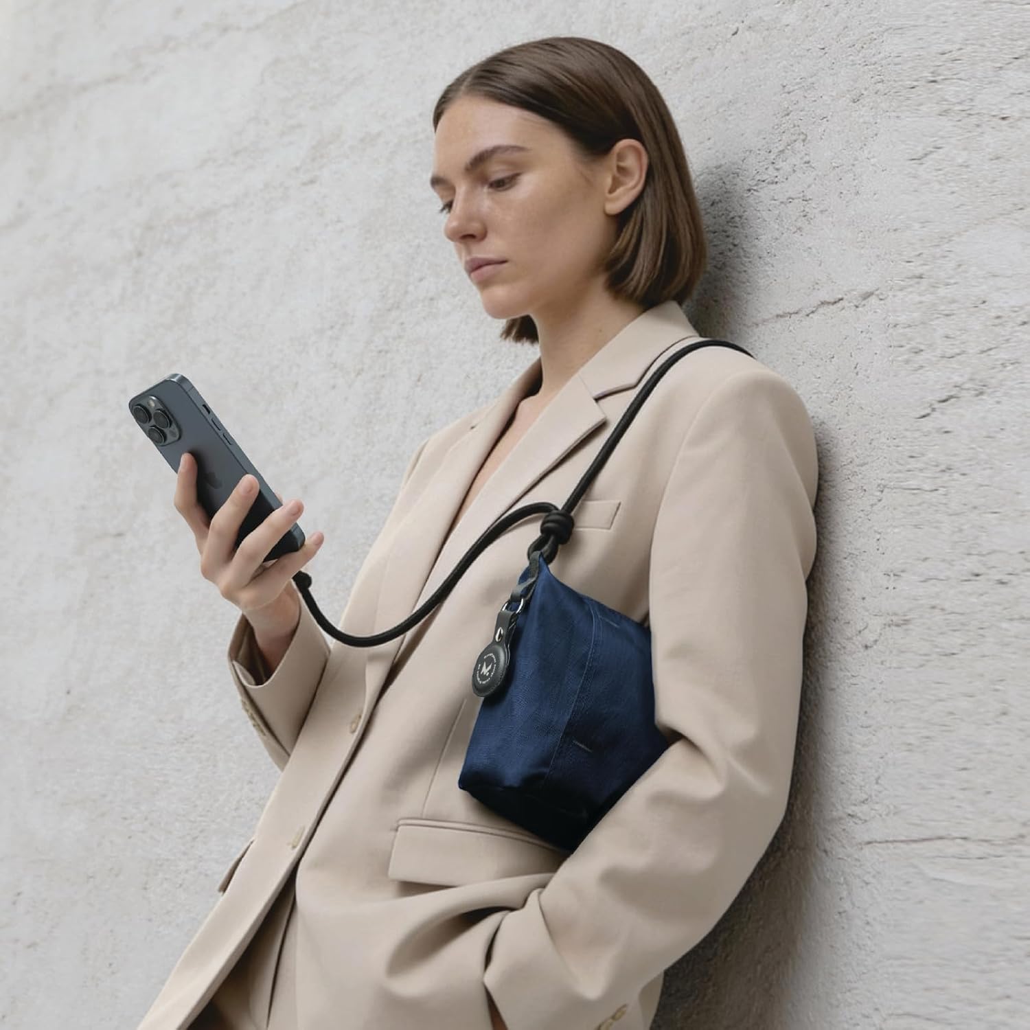 Bristol Crossbody Bag for Women & Men, Small Travel Sling with Built-in USB-C Charging Cable Strap, Anti-Theft Design - Image 2