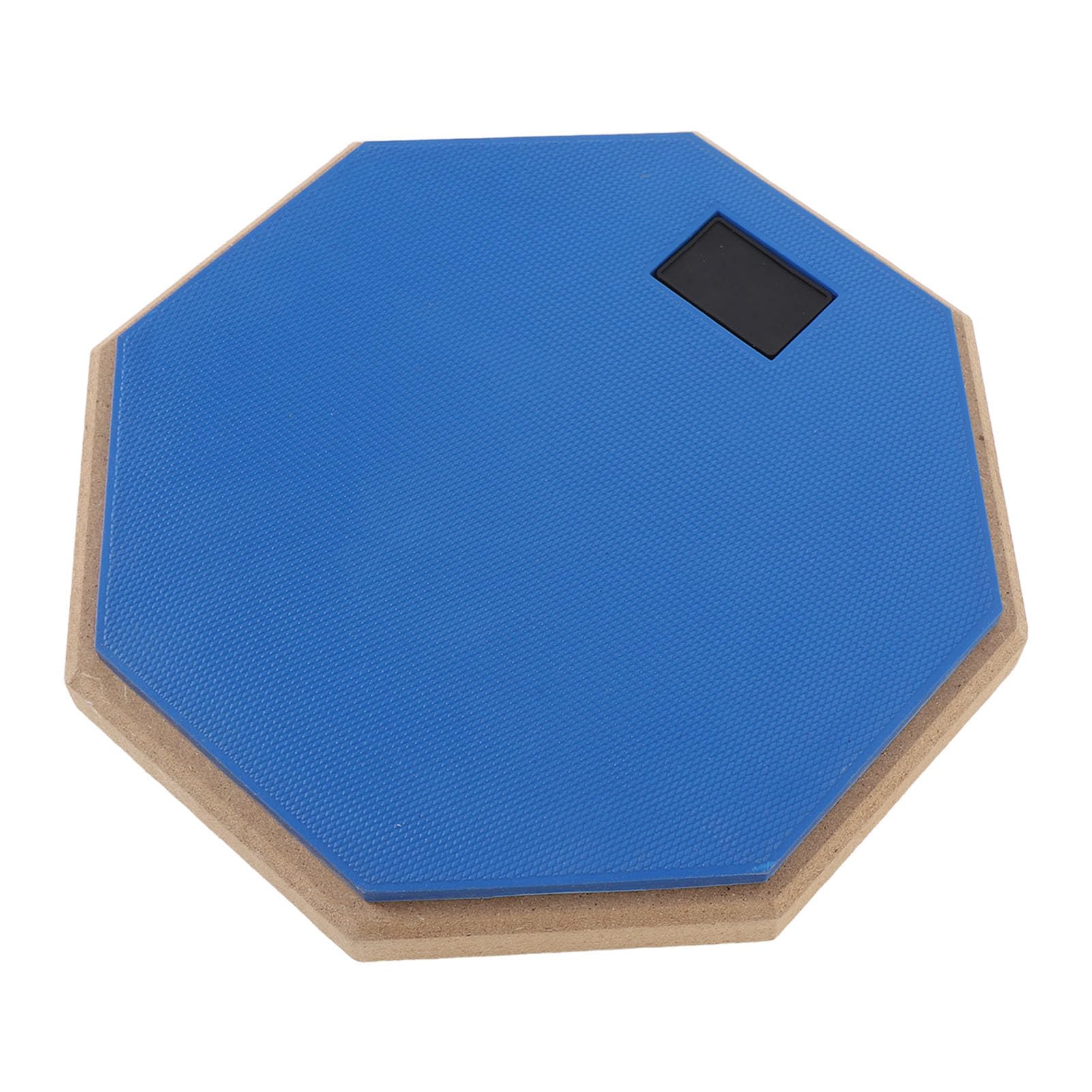 Generic Ruhiges 12 Zoll Übungspad mit Gummikonstruktion für Drum-Fähigkeiten, jederzeit und überall (BLUE)