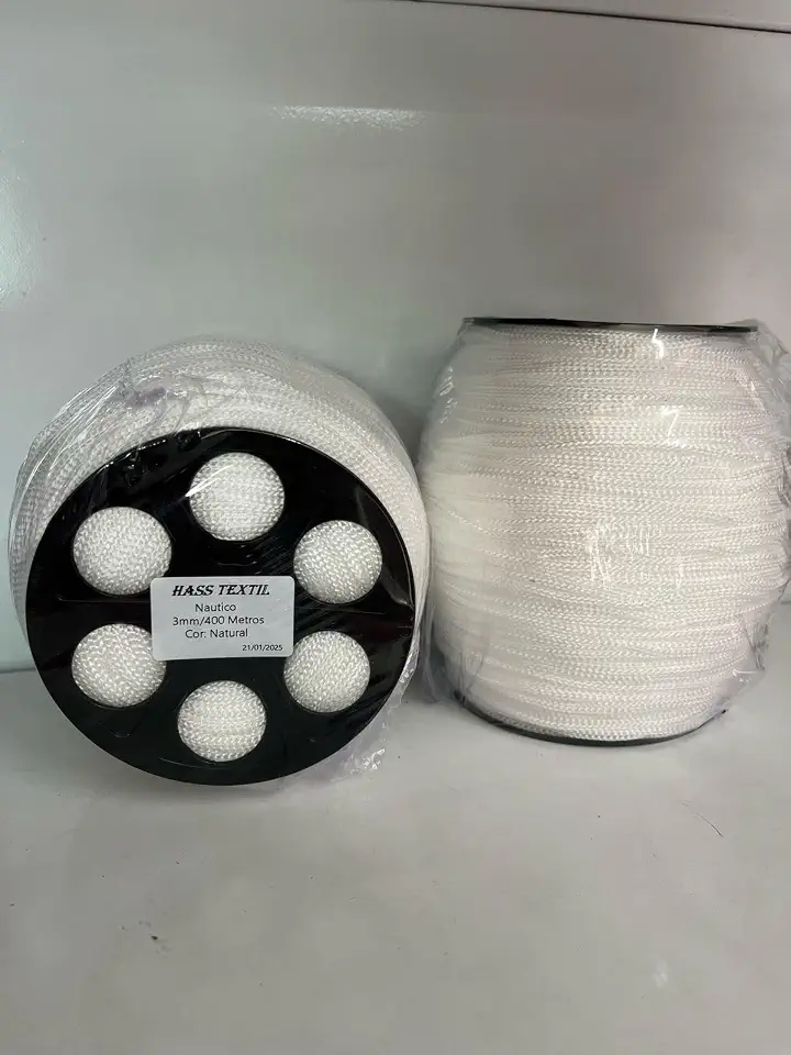 Fio Náutico HassTextil 700g 100% Polipropileno 3mm (branco 3mm)