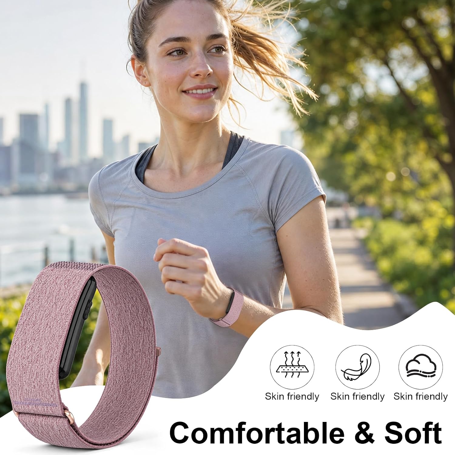 Nylon Replacement Band Compatible with Garmin CIRQA Smart Band image 4
