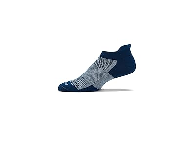 Feetures High Performance Max Cushion Tab Quarter Length Socks Shoes Rich Navy