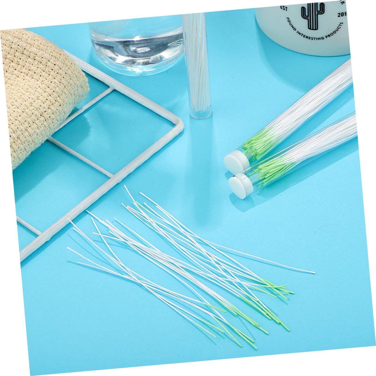 Beavorty 350Pcs Ear Hole Cleaning Floss Durable Earring Piercing Cleaner for Household Use Convenient Ear Tool for Daily Cleaning and Odor Removal