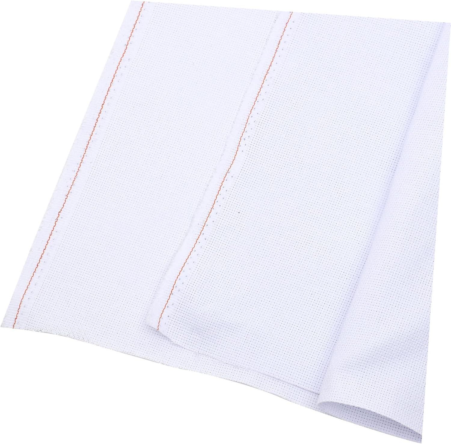 Solid Color Natural Cotton Embroidery Craft Cloth for Cross-Stitch Needlework DIY Sewing Fabric Pre-Cut Natural Material Suitable for Garment Craft and Handmade Art Projects