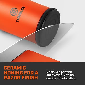 TUMBLER Pro Rolling Knife SharpenerTM (Orange)