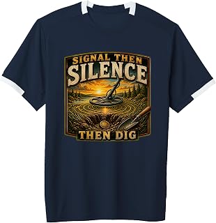 Signal Then Silence Then Dig Metal Detecting Detectorist Adult & Youth Soccer Jersey
