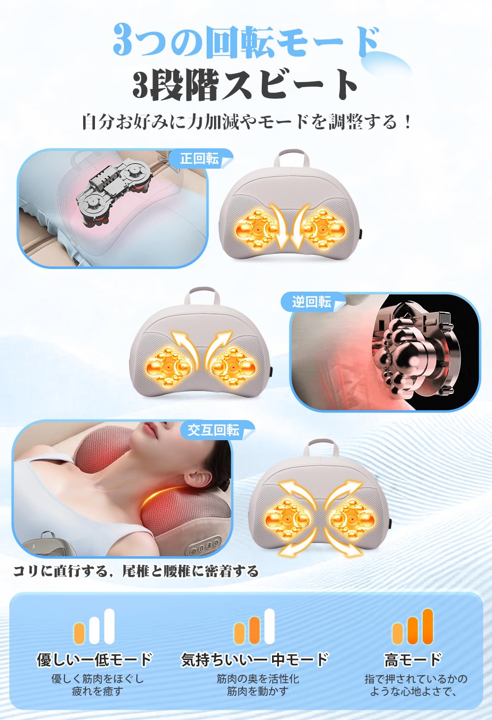 Amazon | 【2025新設計&一台多役】腰枕 クッション 腰・背中・首・肩