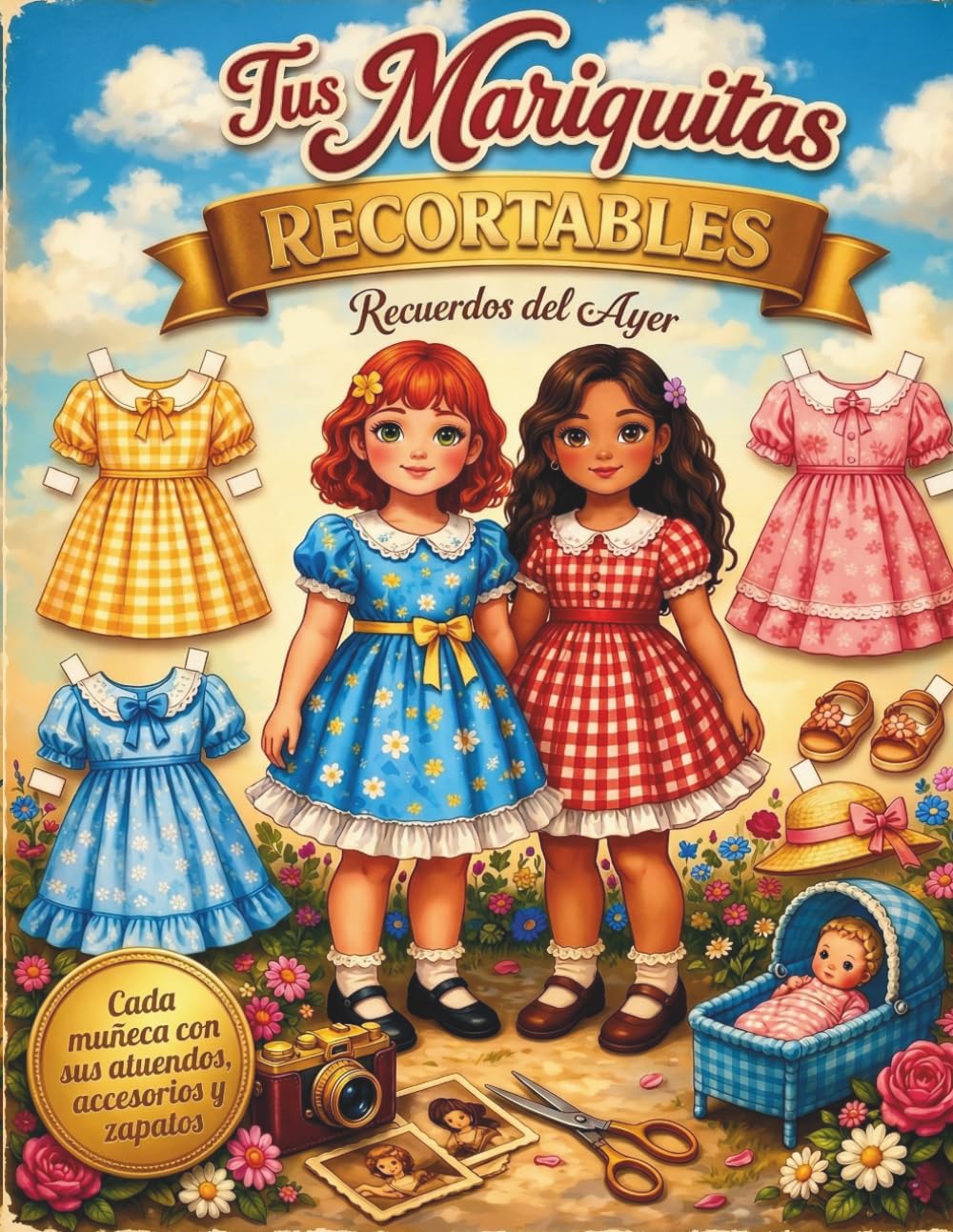 Tus Mariquitas Recortables: Muñecas recortables con atuendos, accesorios y zapatos para horas de diversión creativa