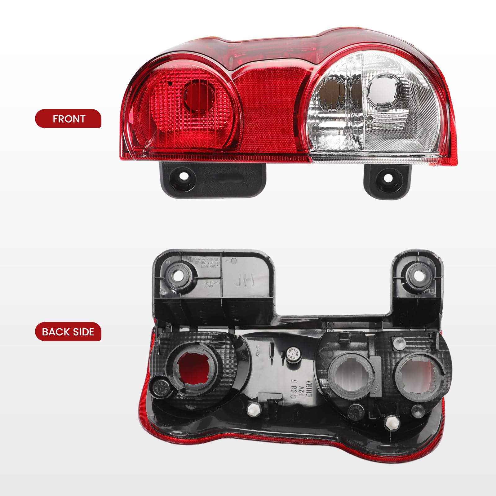 Bremsleuchte Rücklicht Rechts für NV200 2009-2021 26550-JX00A 26550-3LM0A Bremslicht Hinten Beifahrerseite Rot
