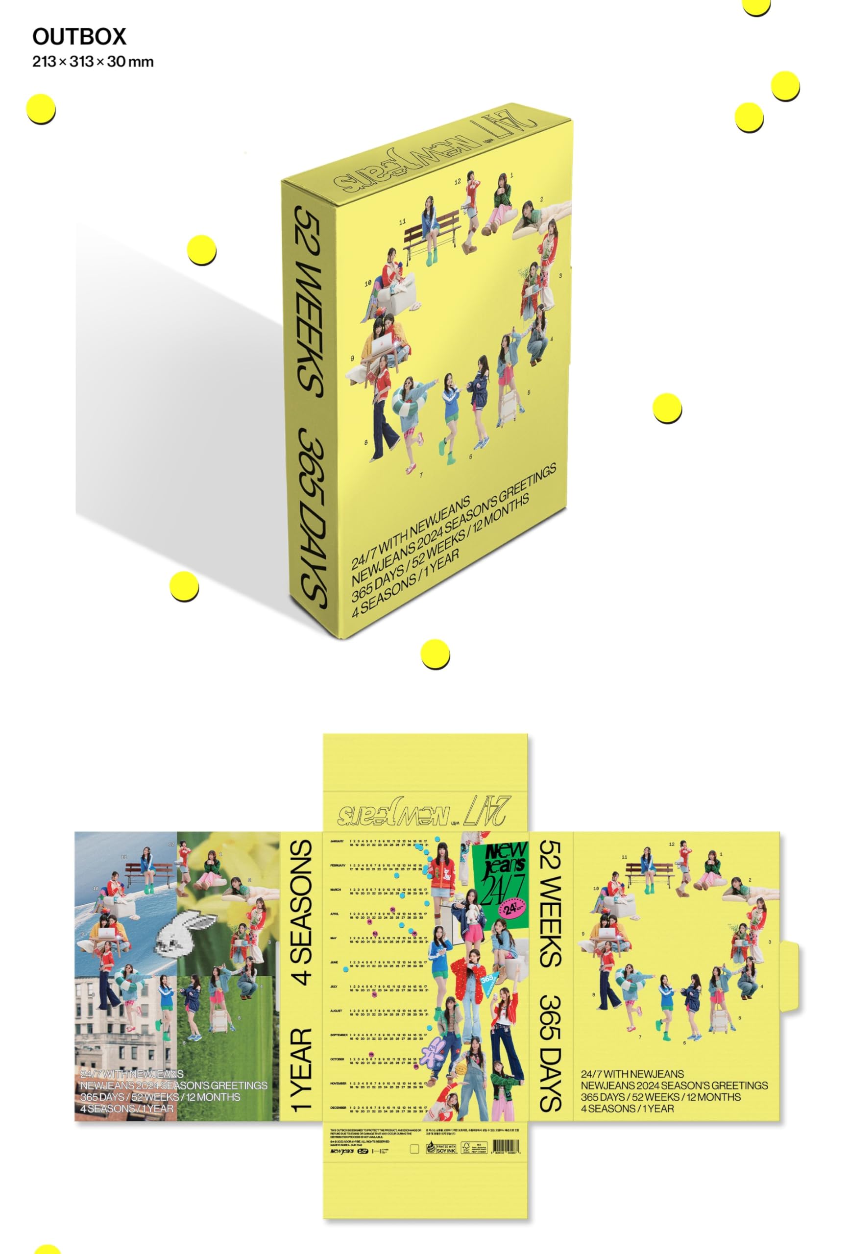 【新品】 newjeans 2024 season's greetings NewJeans 2024 Season'S Greetings 24/7 with NEWJEANS Album