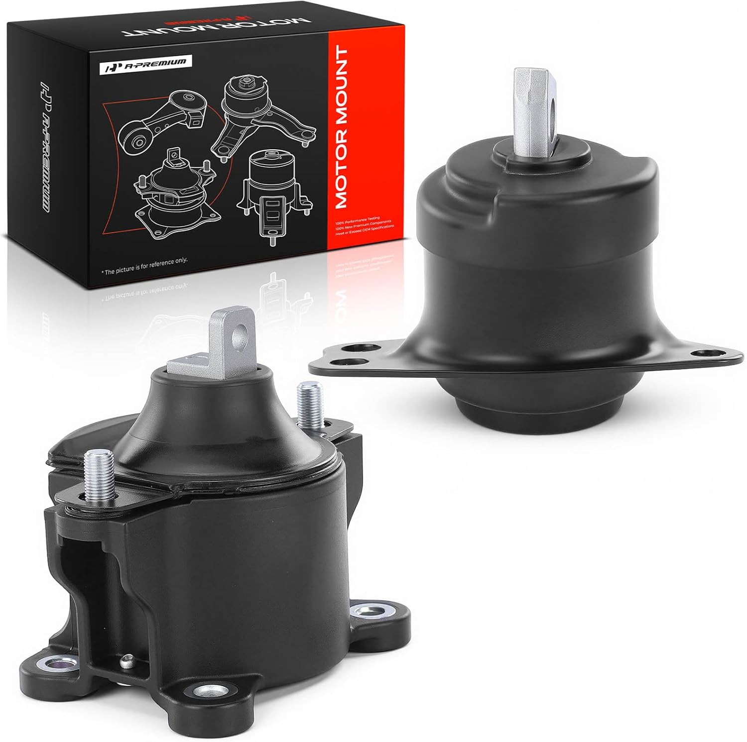A-Premium 2PCS Engine Motor Mount Kit [DOHC] Compatible with Honda Accord 2013 2014 2015 2016 2017 L4 2.4L, Replace# 50830T2FA01, 50820T2FA01