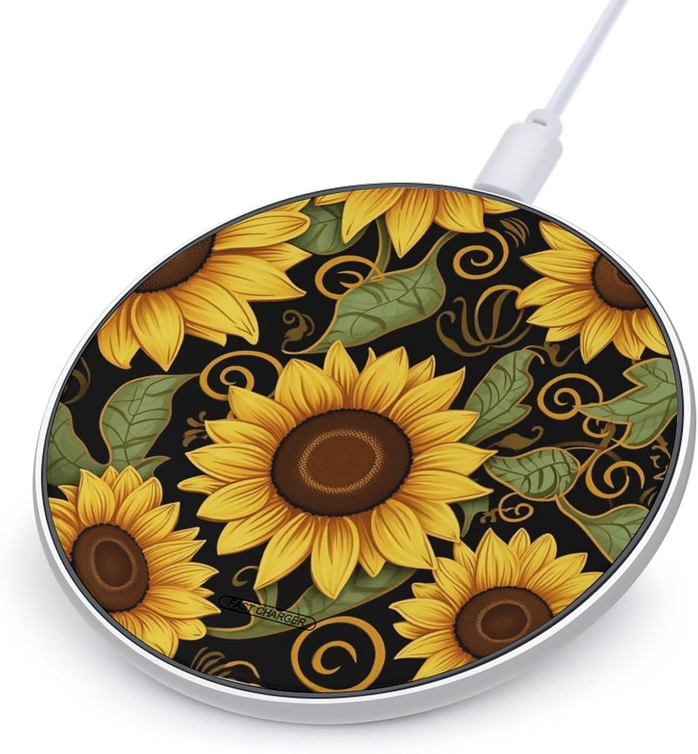 Portable Wireless Charger Aluminum Alloy Frame with Indicator Light