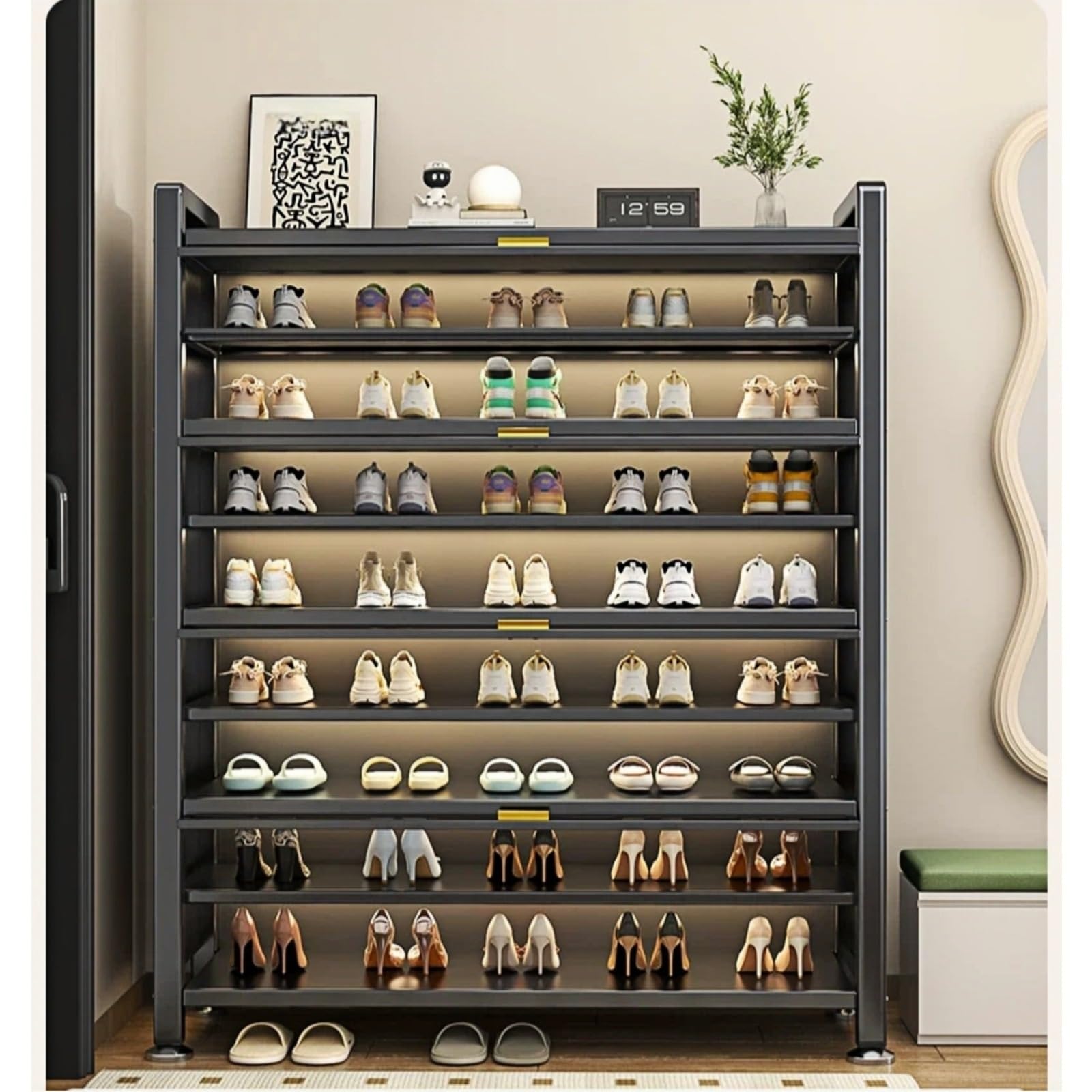 Pasillo Zapatero for Almacenamiento en el vestíbulo, Zapatero for Puerta(Grande)