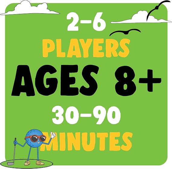 Play Nine The Card Game of Golf, Ages 8 and Up, Couples Date Night Gift, Game Night Favorite, 15 Min Gameplay, Family Friendly Card Game for Kids, Teens & Adults, Great Golf Gift