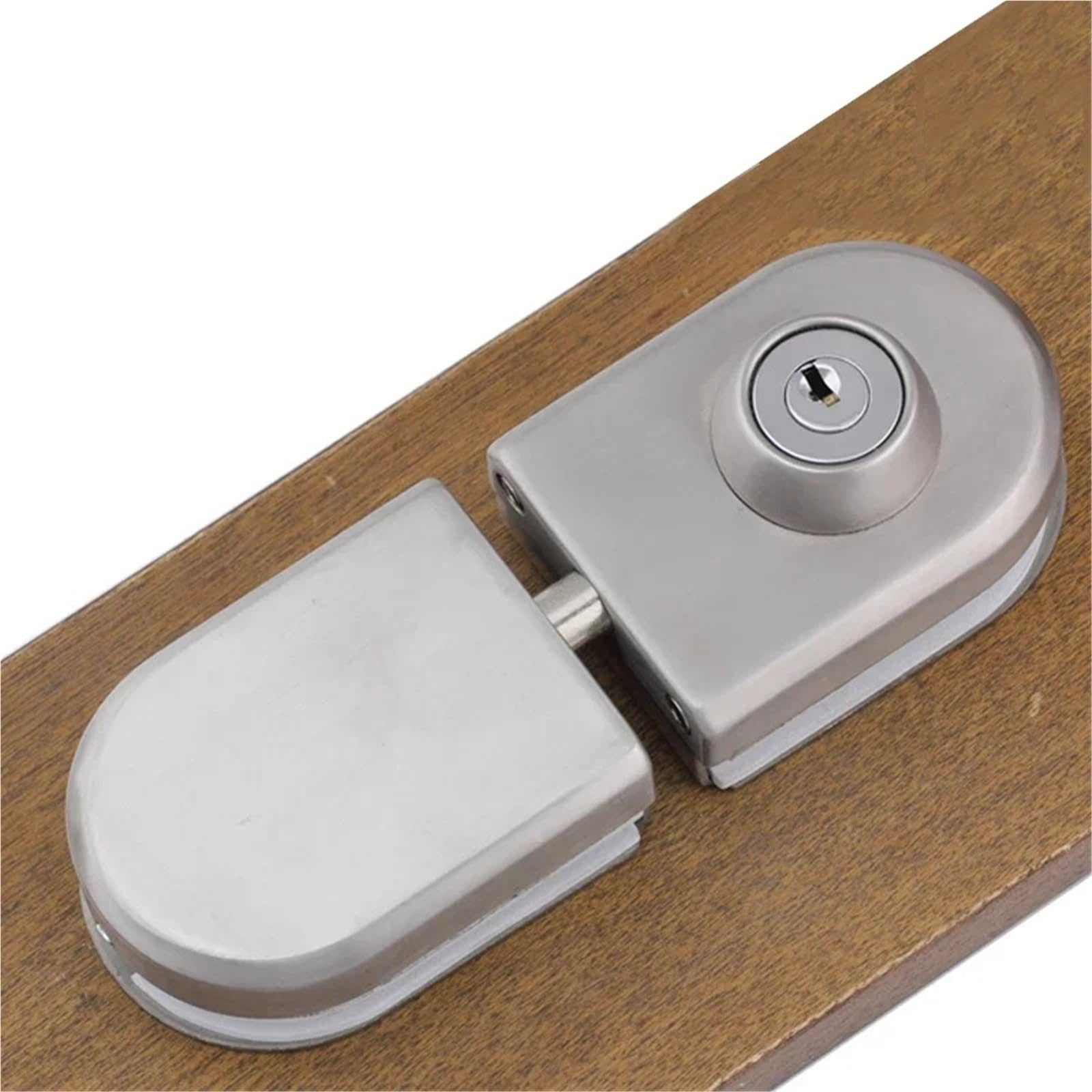 Serrure de porte coulissante en verre SUS304 finition haut de gamme pour intérieur