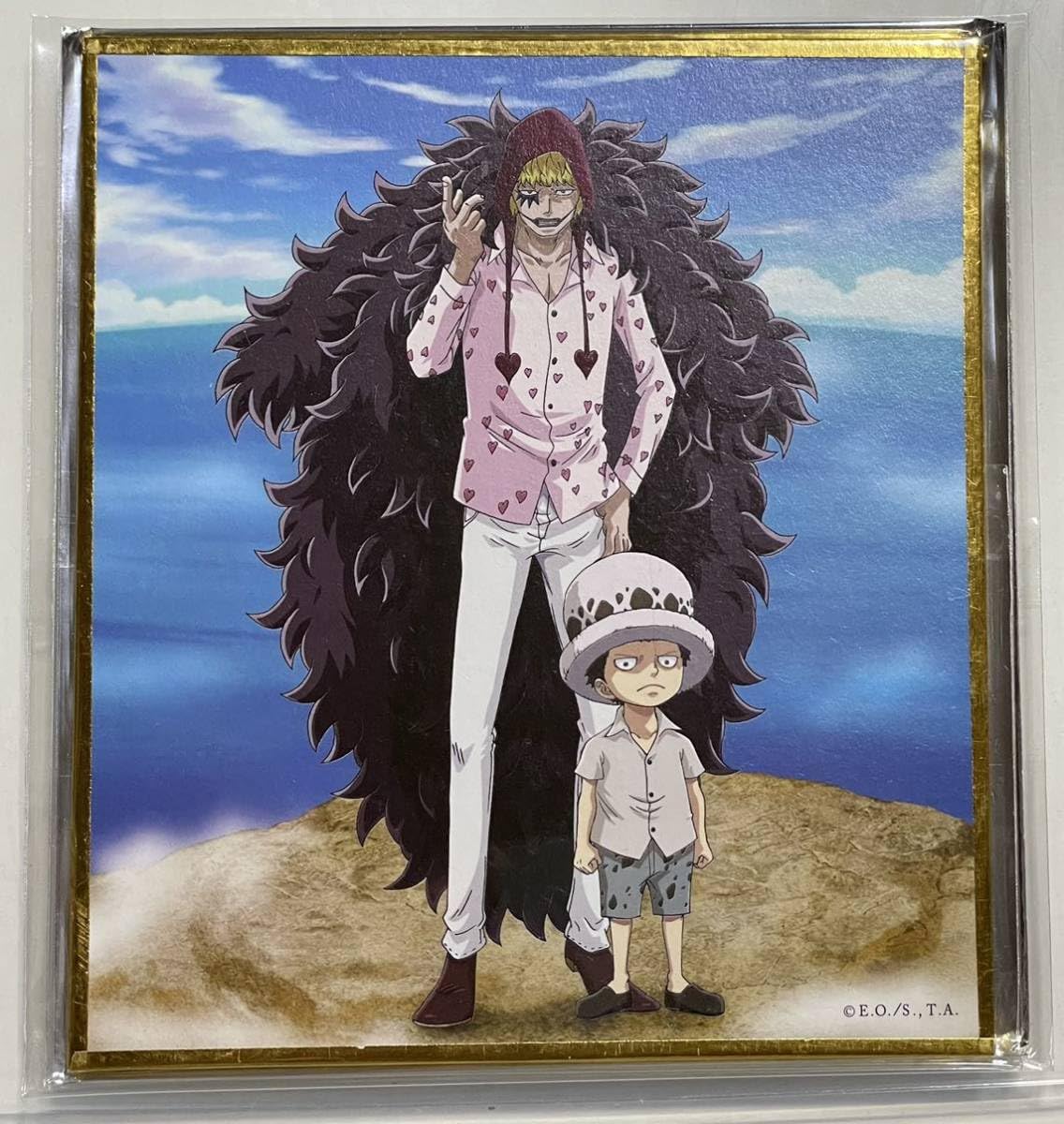 Amazon.co.jp: 台湾限定 ワンピース 20周年記念 色紙 ロー コラソン