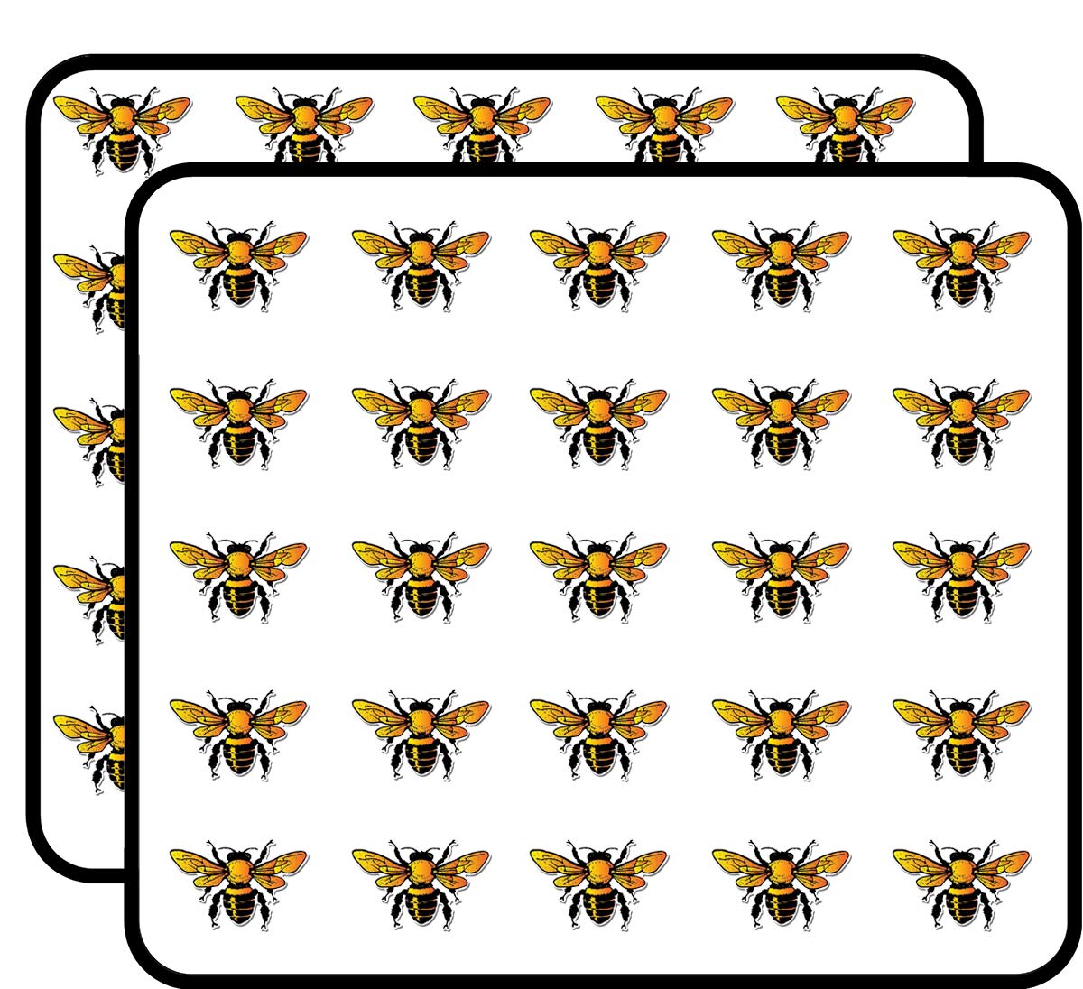 Honey Bee Cute Sticker for Scrapbooking, Calendars, Arts, Kids DIY Crafts, Album, Bullet Journals 50 Pack
