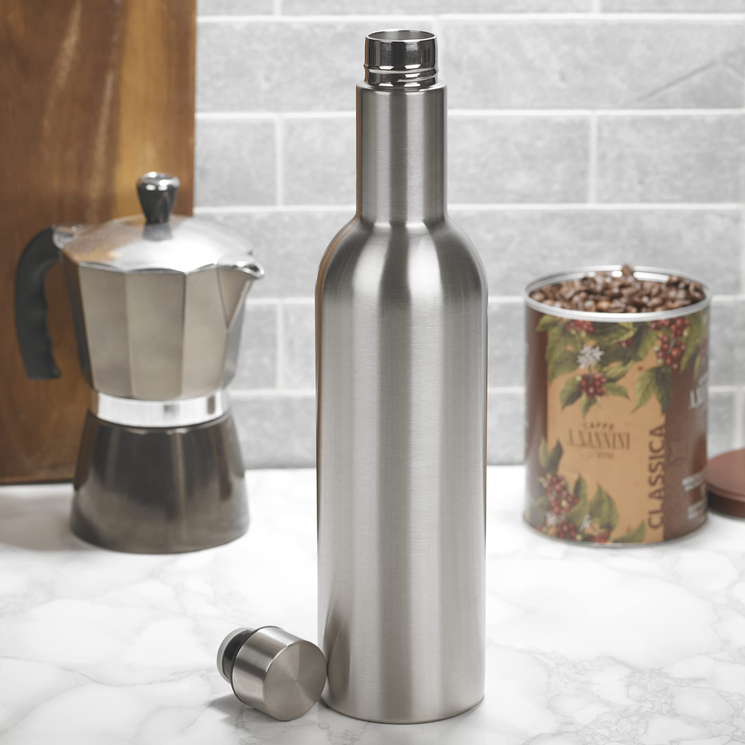 Tazza Doppia Parete In Acciaio Inox 300 Ml - Isolata, Manico Freddo, Senza BPA