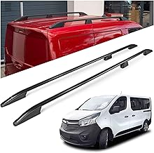 CHROMEMASTER | Barres de Toit Longitudinales Compatibles avec Opel Vivaro L1 Court 2014-2019 | Permettent l’Installation de Barres de Toit, Coffre de Toit, Porte-Vélos et Accessoires de Transport