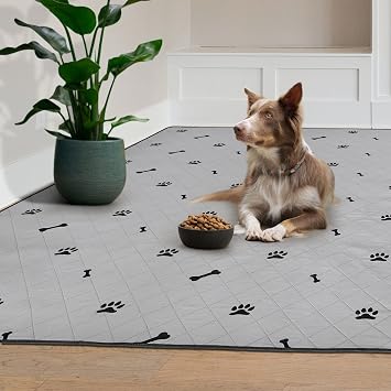 Washable Puppy Pads, 2 Pack Reusable Puppy Training Mat Dog Pee Pad 50x70cm